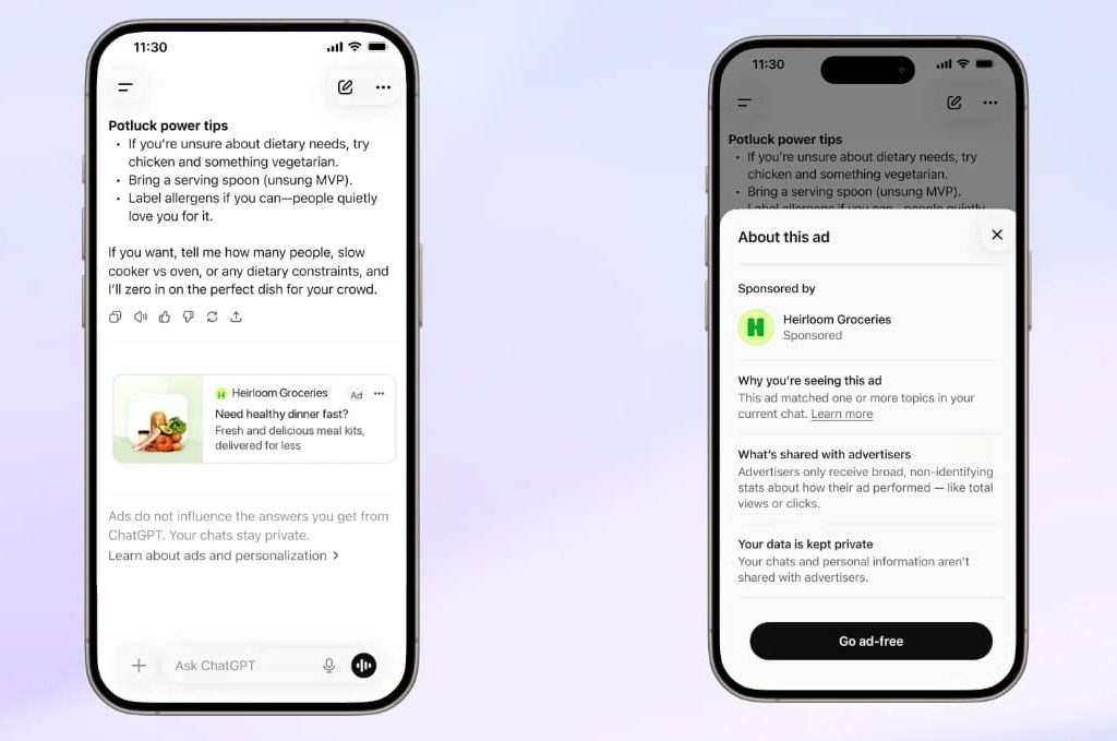 ChatGPT AI ads